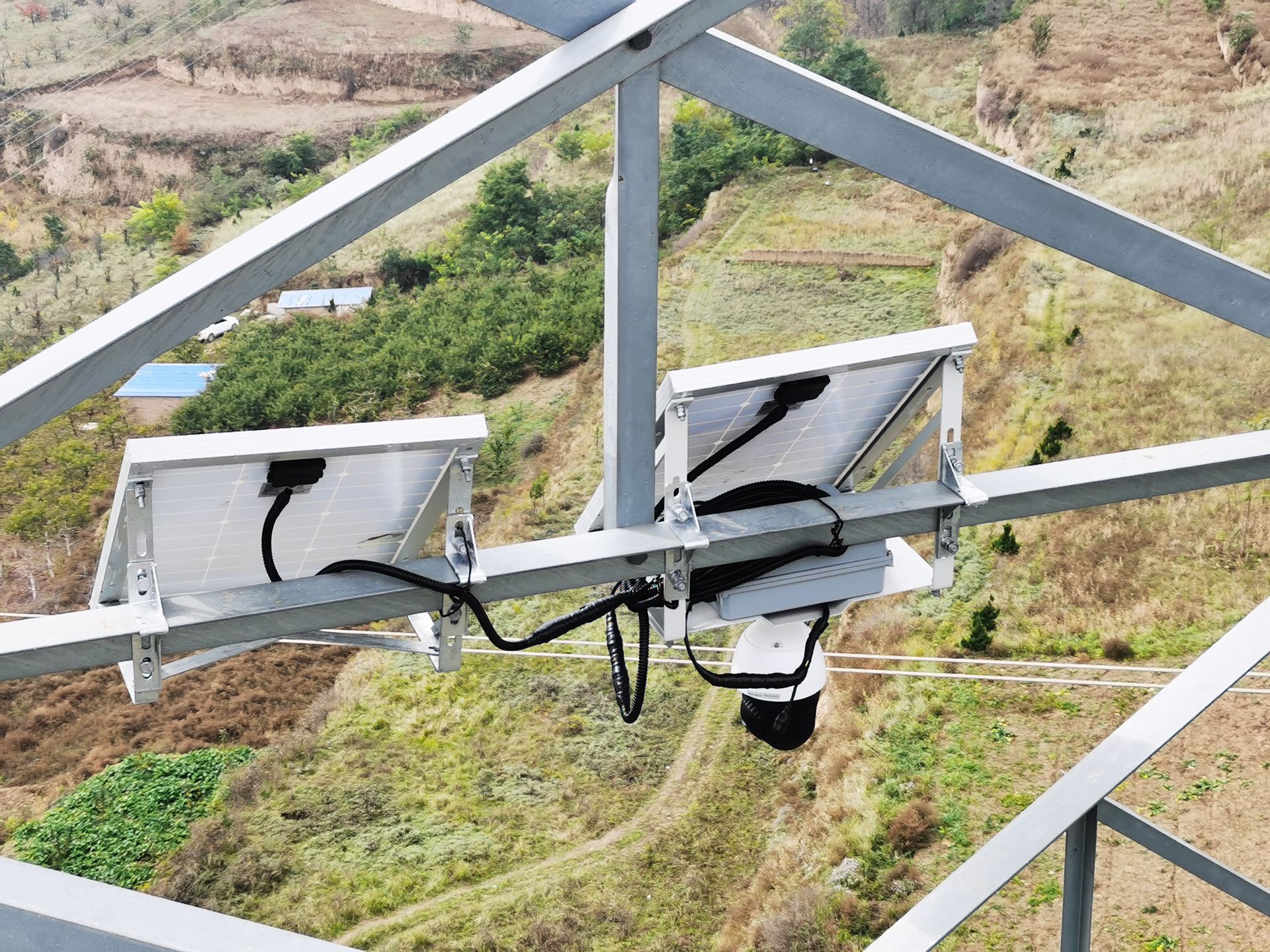 輸電線路便攜式AI智能球機監控裝置 輸電線路便攜式AI智能球機監控裝置